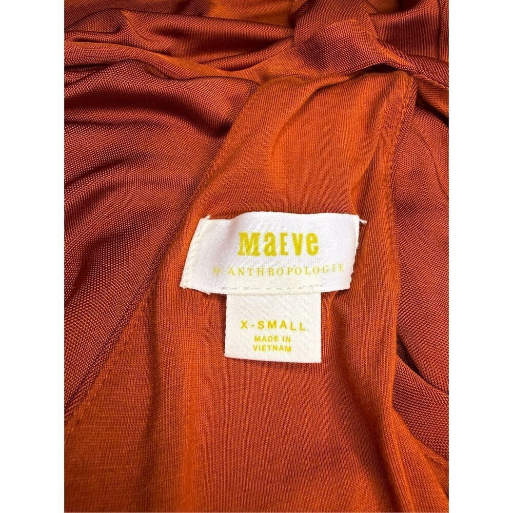 Maeve for Anthropologie Women’s XS Enchantment Jumpsuit Burnt Orange Wide Leg - Picture 7 of 8